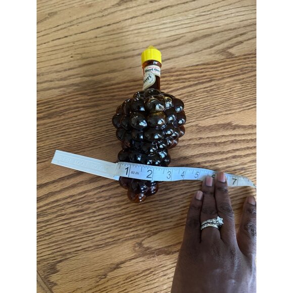 Vintage Italian Chianti Wine Bottle Shaped Like Grapes Unique Decorative Bar - Picture 6 of 11